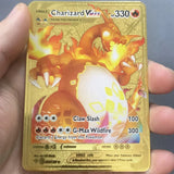 Pokémon 10000point Metal Legendary Cards VMAX Gold Card Limited for Kids Gifts**