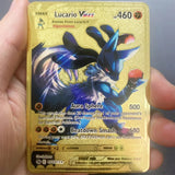 Pokémon 10000point Metal Legendary Cards VMAX Gold Card Limited for Kids Gifts**