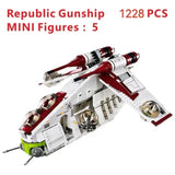 NEW Star Wars: Republic Gunship (75021) Complete Set