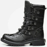Men's Ankle Boots Start Army Military Tactical Combat Work Shoes Size