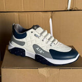 MENS RUNNING TRAINERS SHOCK ABSORBING CASUAL LACE GYM WALKING SPORTS SHOES SIZE